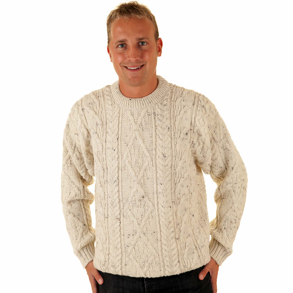 chunky aran knit jumper