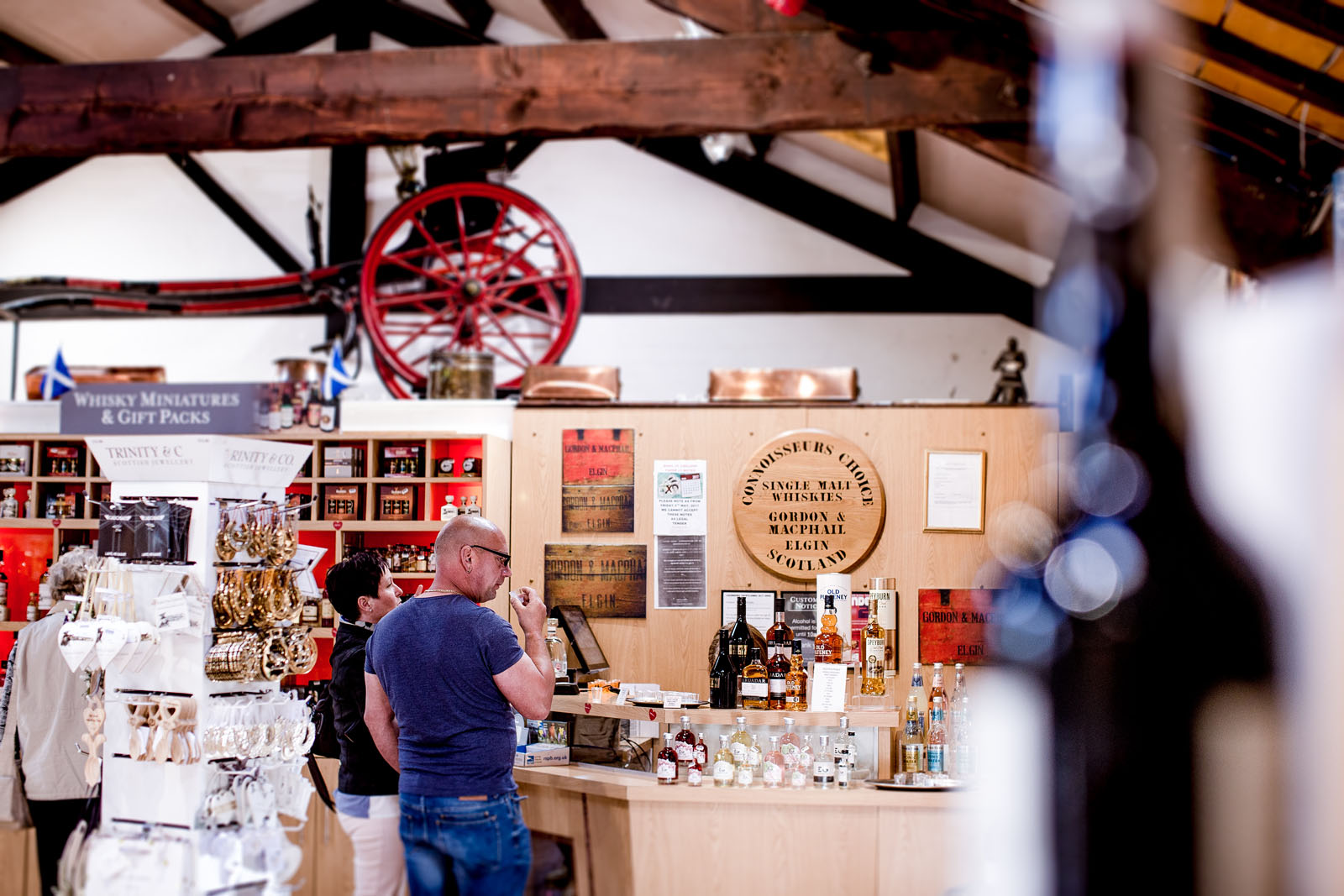 Try Whisky and Gin tasting at Gretna Green Famous Blacksmiths Shop's Whisky & Gifts