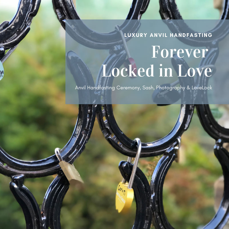 The Locked in Love Gold Anvil Handfasting Package at Gretna Green