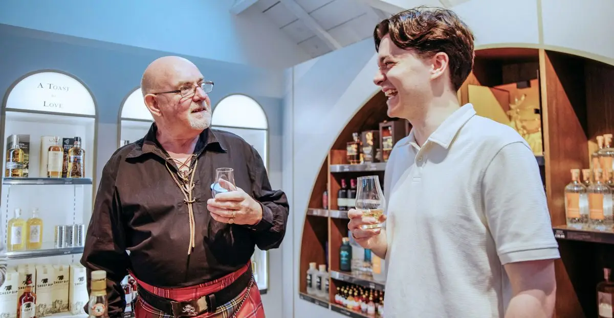 First Sip of Scotland